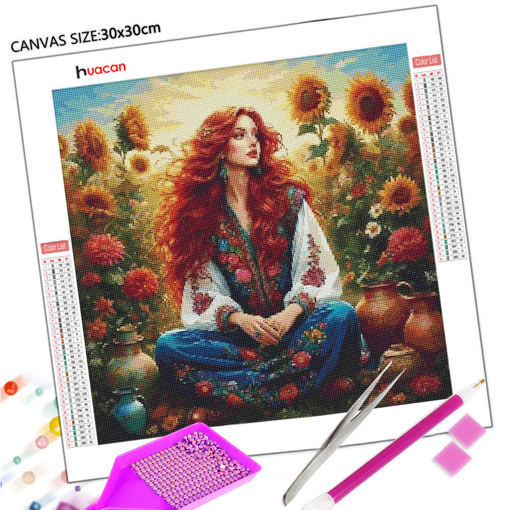 Huacan 5D DIY Diamond Painting - مراجعة Wallpaper Art And Craft وسعره