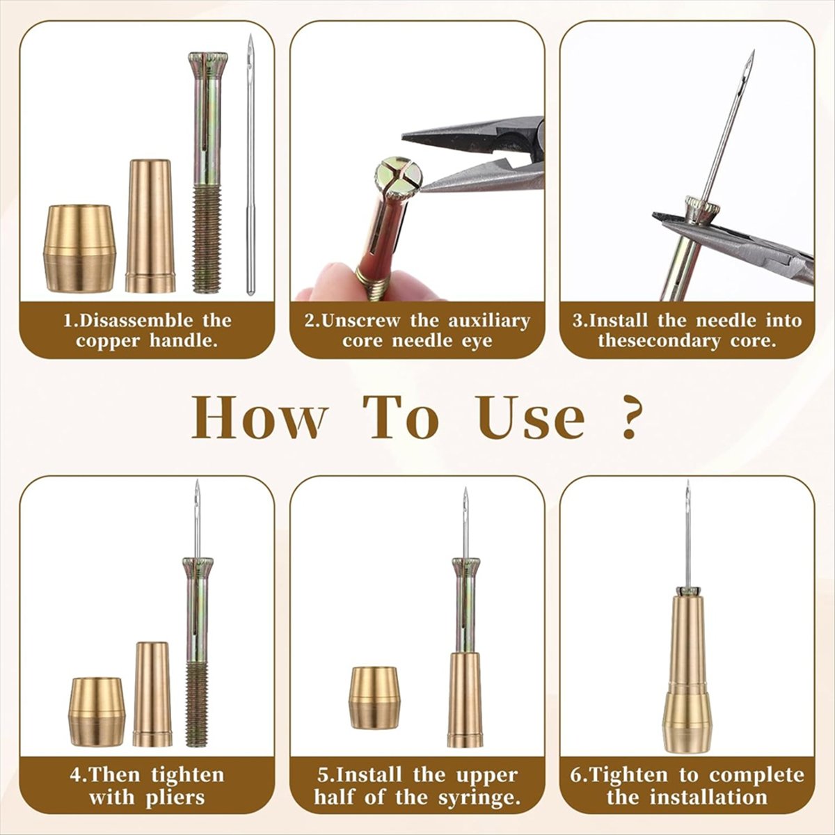 9pcs Leather Sewing Awl Kit wi - مراجعة Leather Tooling Kit وسعره