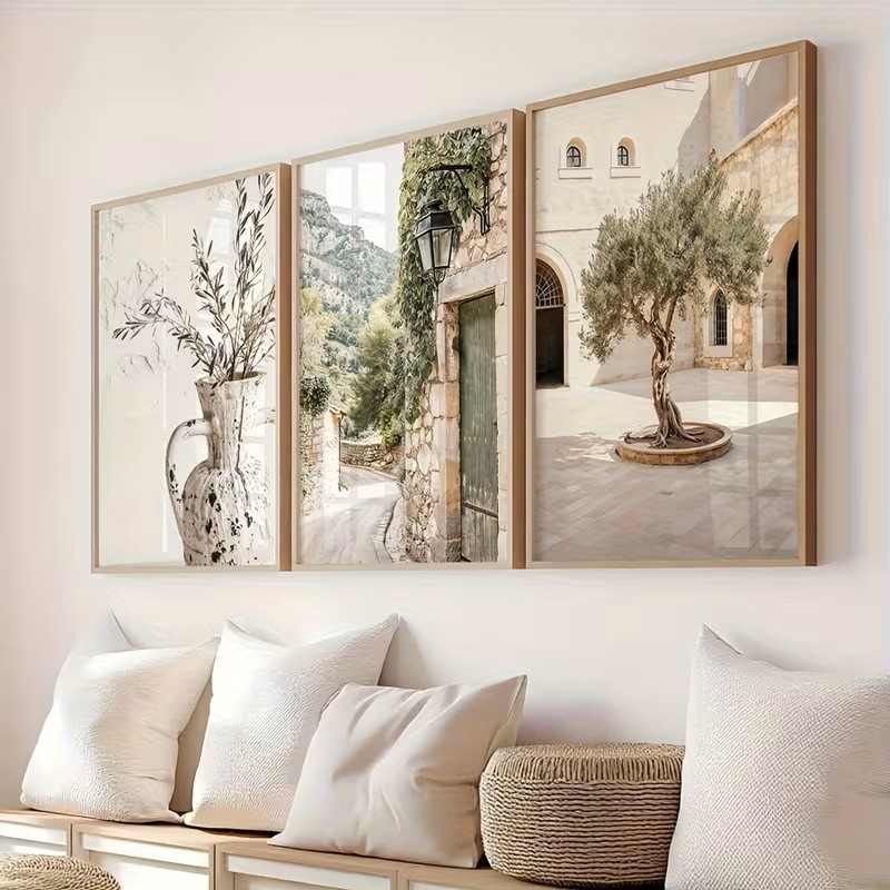 3pcs Olive Branch Vases Stone- - مراجعة Art Craft Vase وسعره
