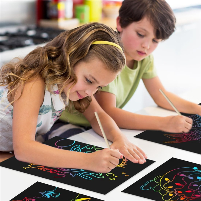 AS96-Scratch Paper Art Crafts  - مراجعة Art Craft Activities وسعره