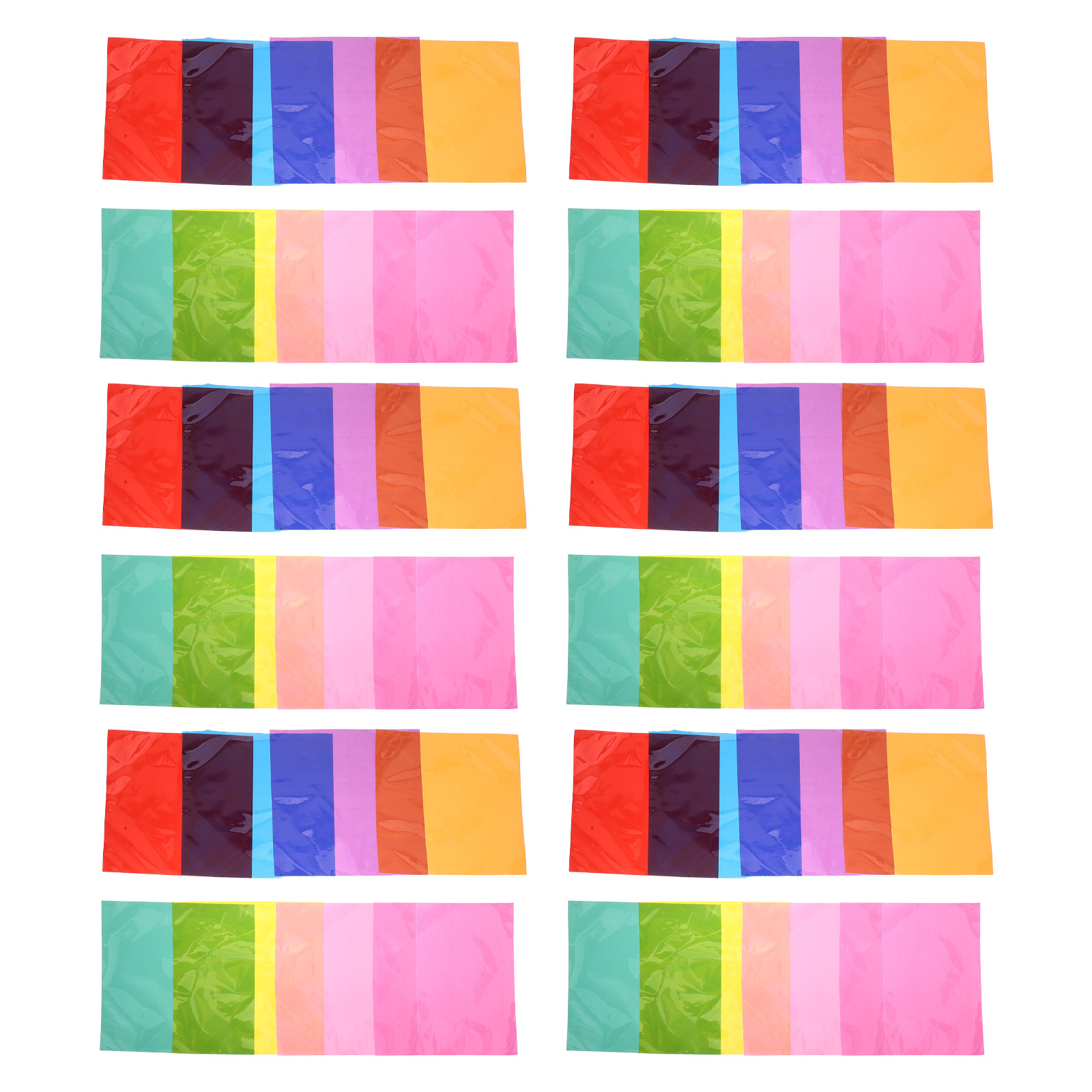 90Pcs Multi Colored Cellophane - مراجعة Art Craft Paper وسعره