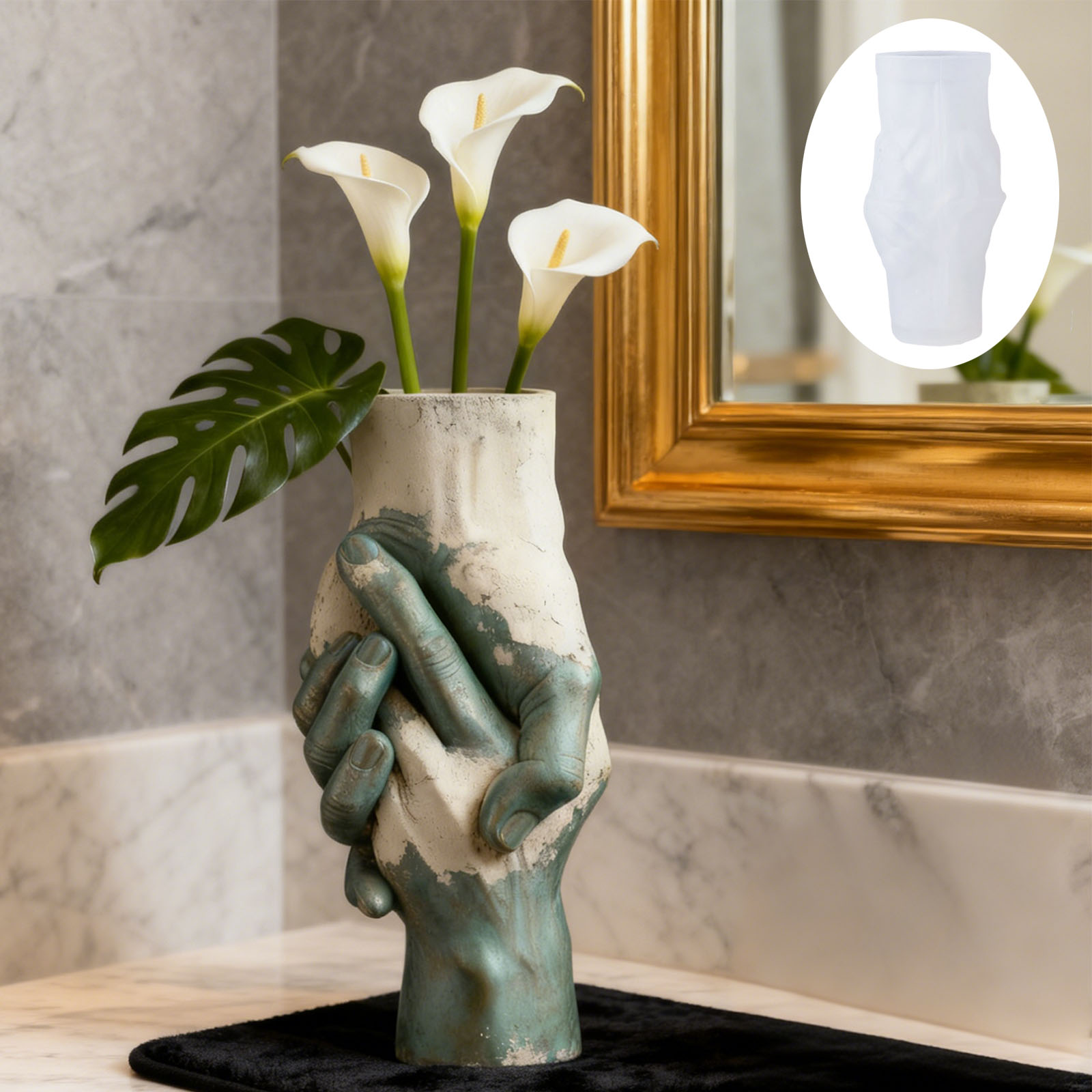 Artistic Hand-in-Hand Vase Sil - مراجعة Art Craft Vase وسعره