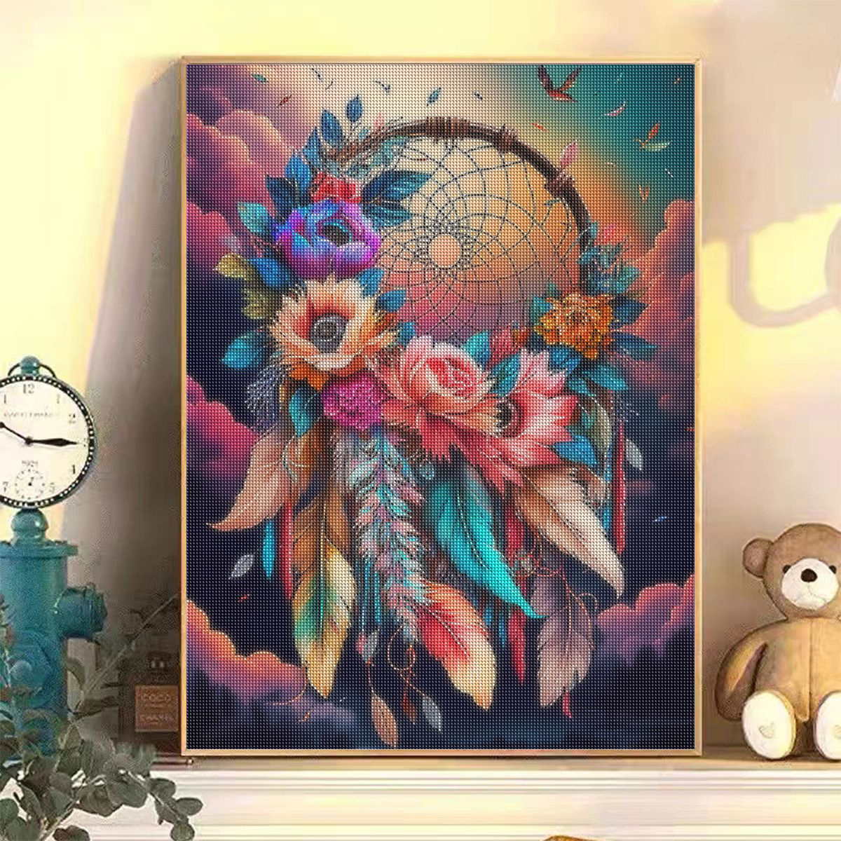 Frameless, Diamond Painting Dr - مراجعة Art Craft Flower وسعره