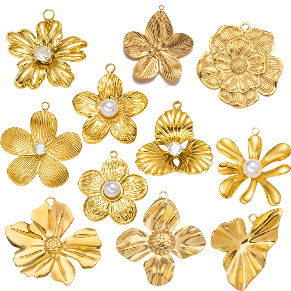 5pcs Gold Stainless Steel Flow - مراجعة Art Craft Flower وسعره