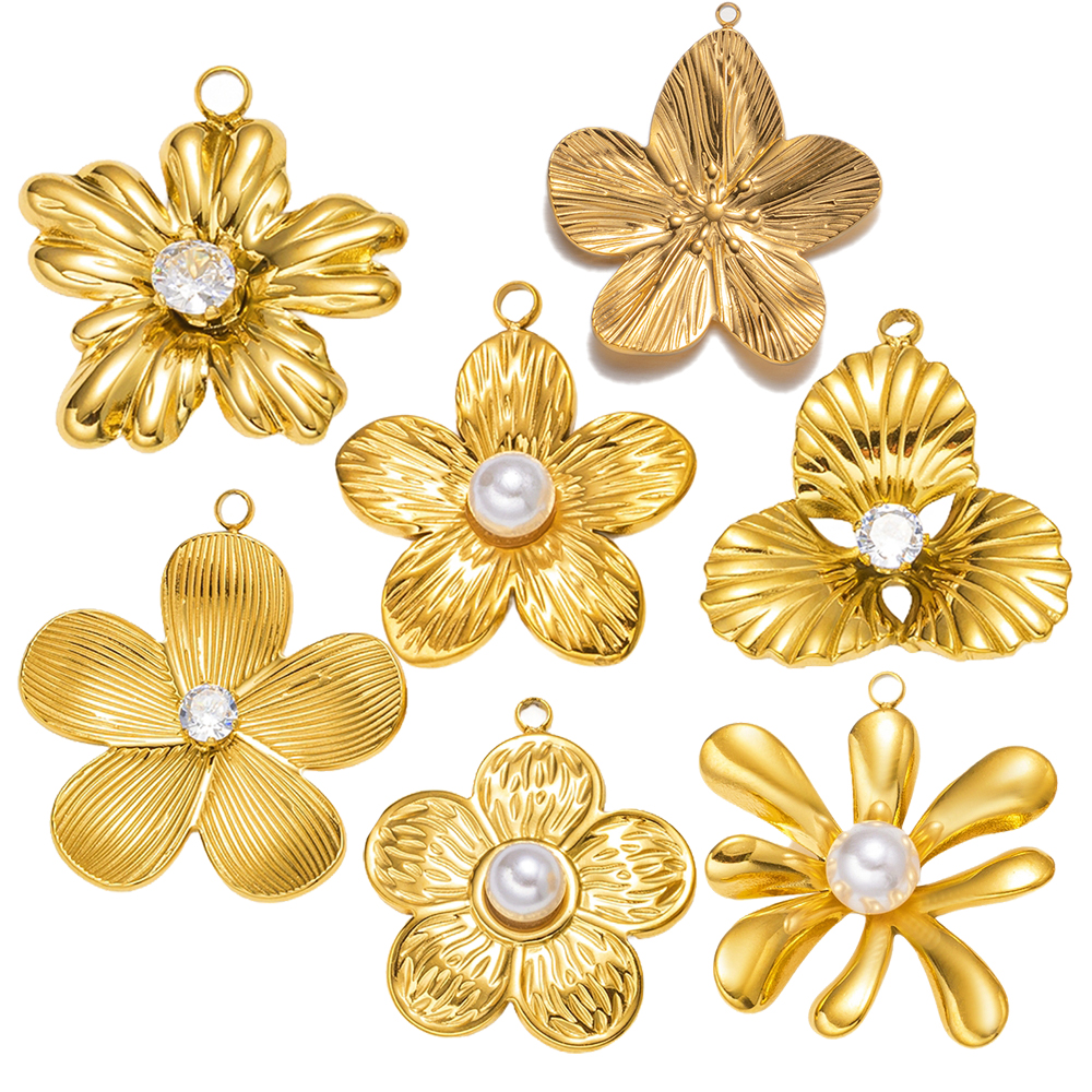 5pcs Gold Stainless Steel Flow - مراجعة Art Craft Flower وسعره