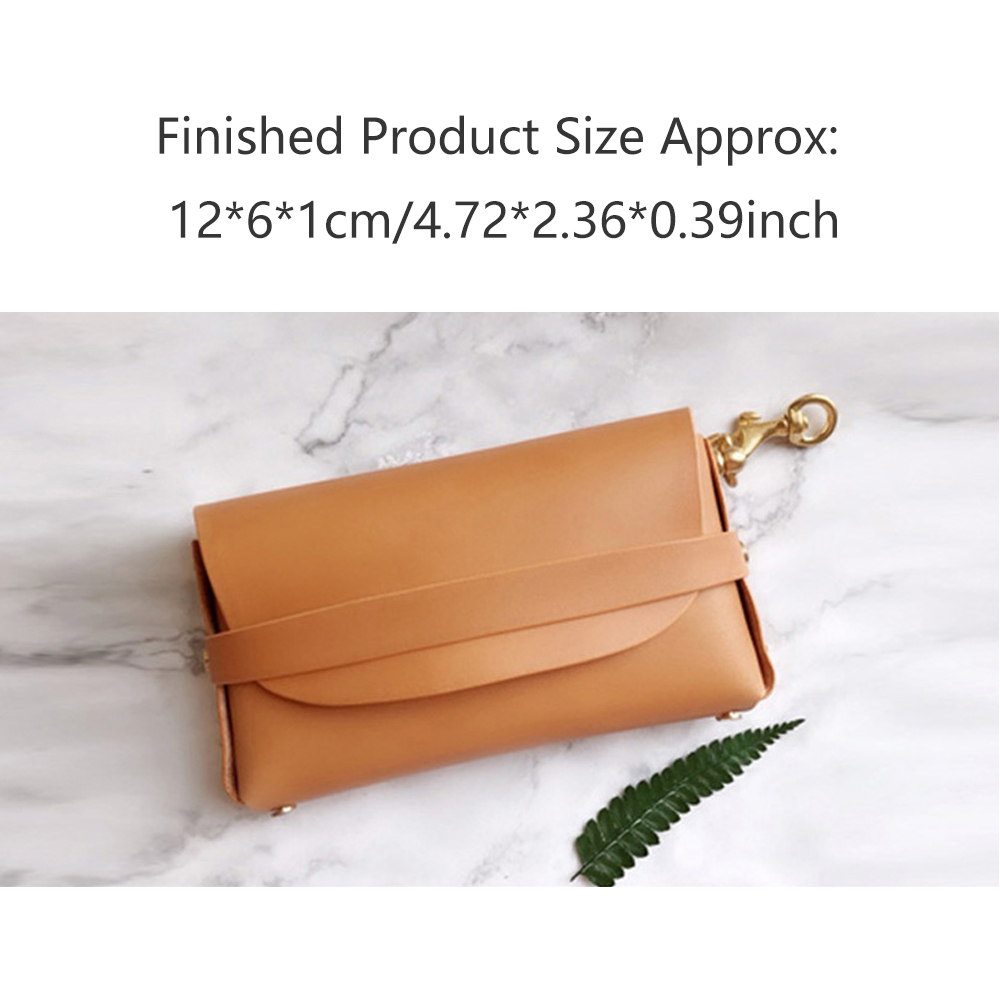1set DIY Faux Leather Wallet C - مراجعة Leather Tooling Kit وسعره