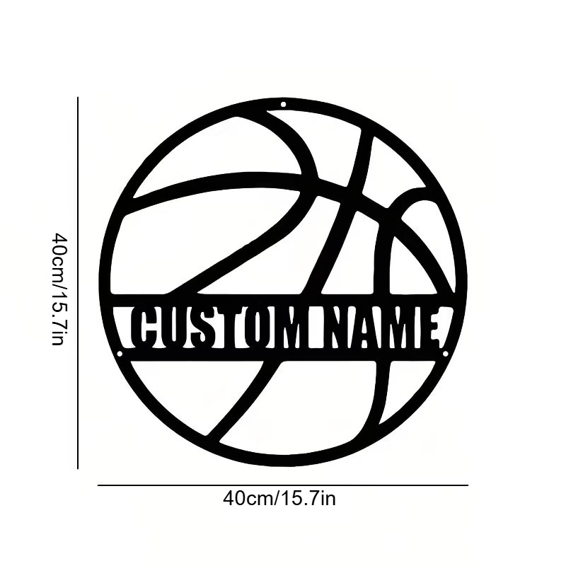 Custom Name Metal Basketball S - مراجعة Art Craft Names وسعره