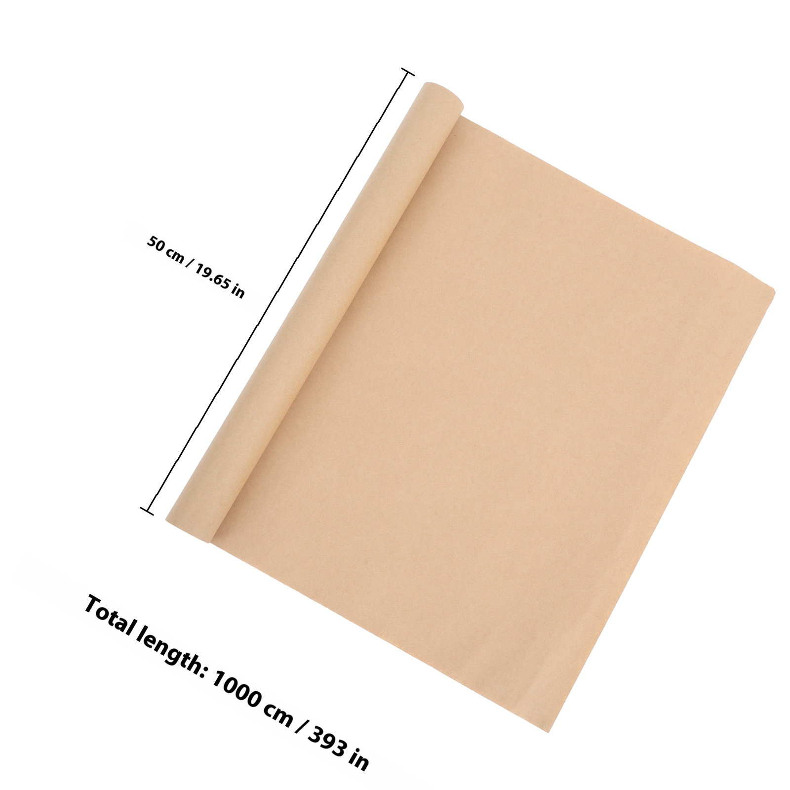 Large Brown Kraft Paper Roll f - مراجعة Art Craft Table وسعره