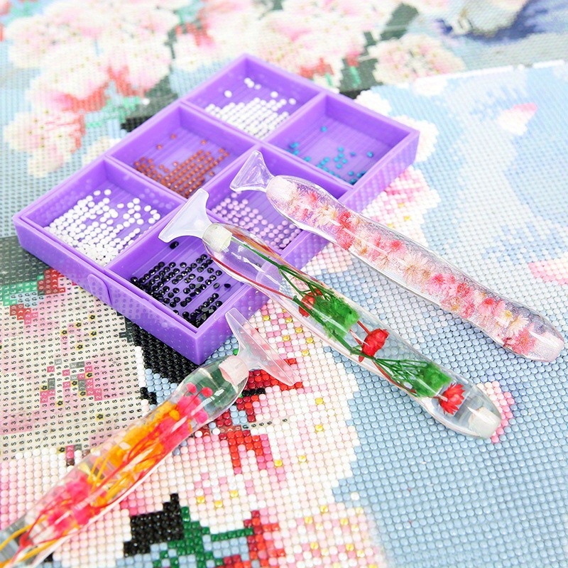 1set Flower Design Resin 5D Di - مراجعة Art Craft Flower وسعره