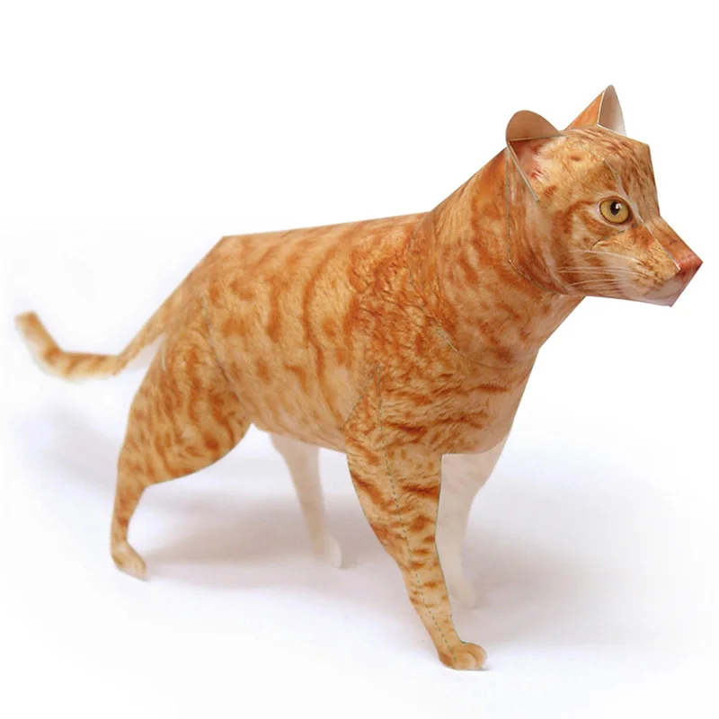 Ocicat Cat Orange Tabby Origam - مراجعة Art Craft Cat وسعره