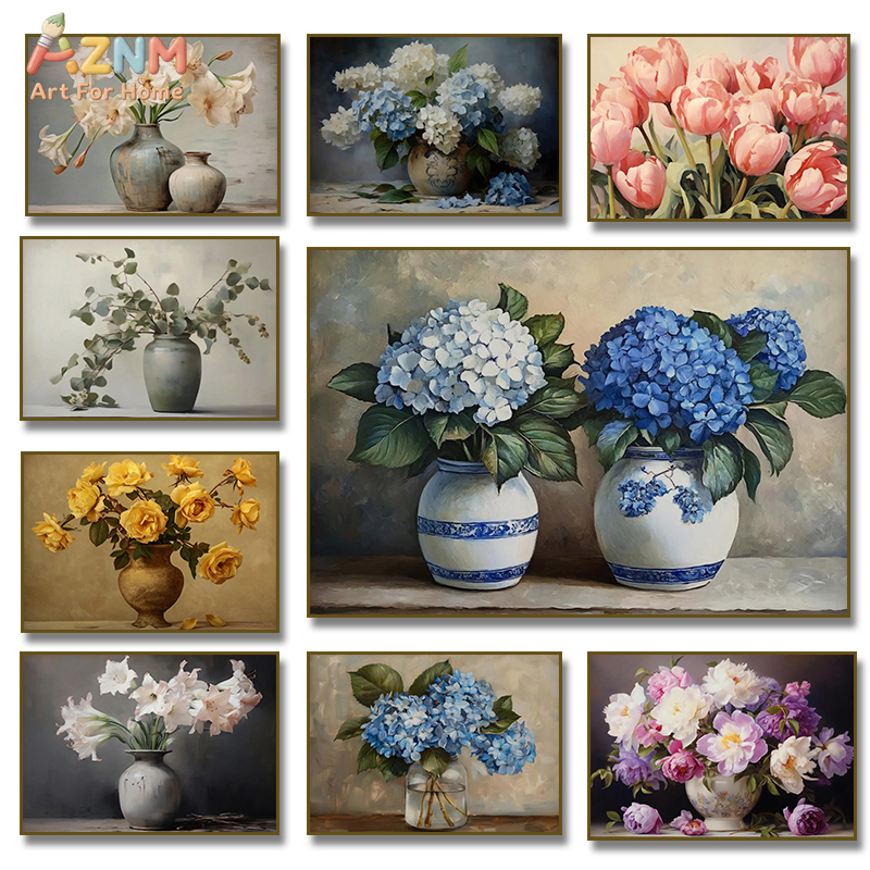 AZNM Vintage Flower Vase Canva - مراجعة Art Craft Vase وسعره