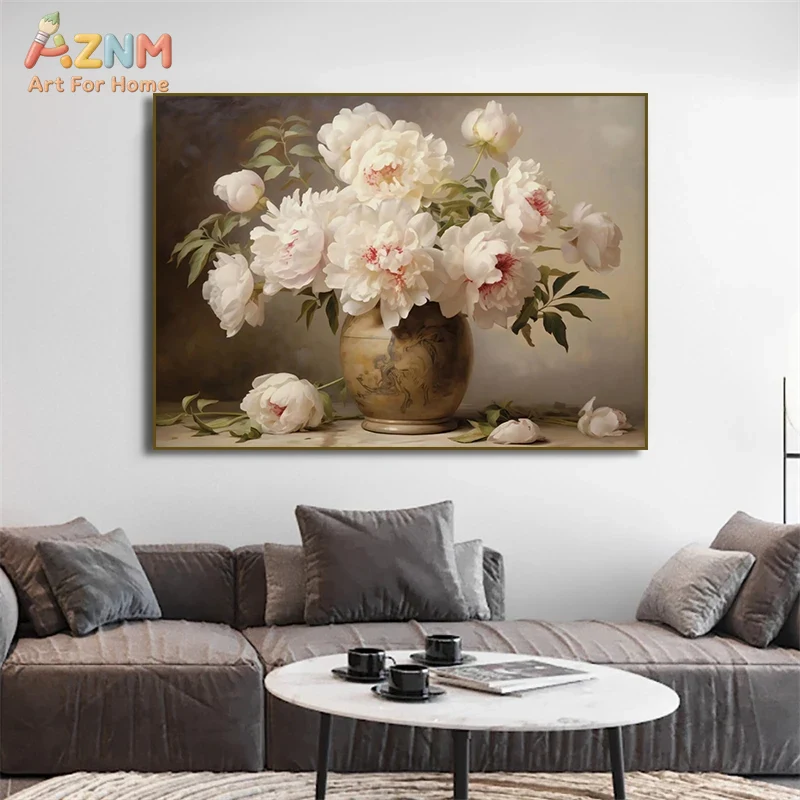 AZNM Vintage Flower Vase Canva - مراجعة Art Craft Vase وسعره