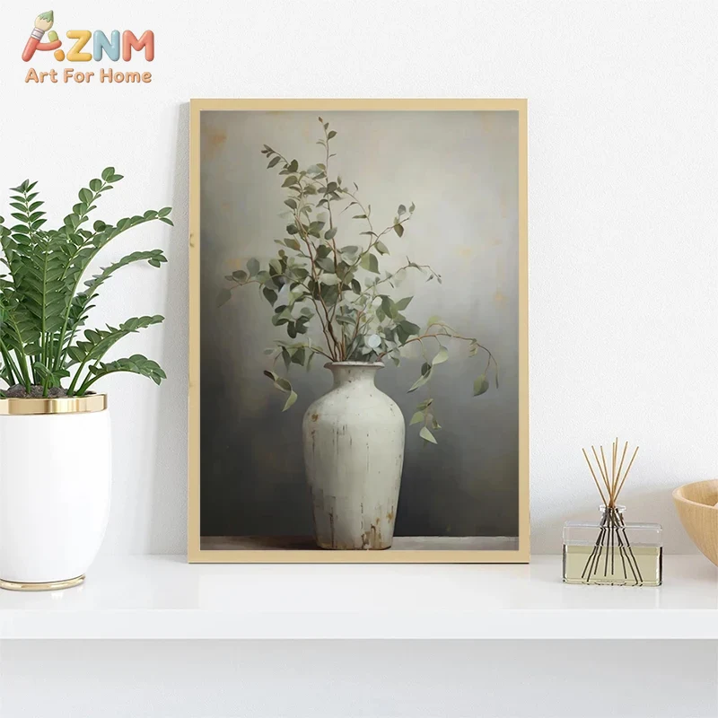 AZNM Vintage Flower Vase Canva - مراجعة Art Craft Vase وسعره